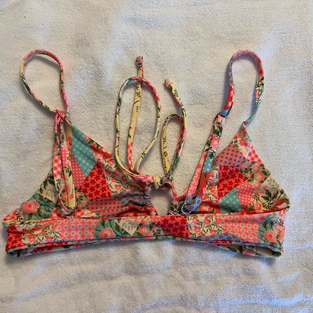Floral Patchwork Bikini - image 1